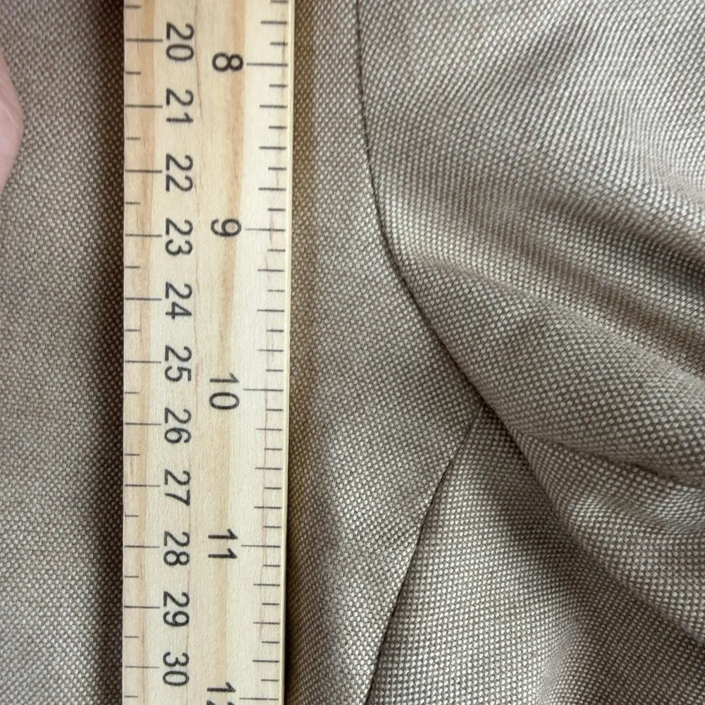 Murano Alex Fit Dress Pants Mens 32x32 Beige Stretch Slim Flat Front Slacks